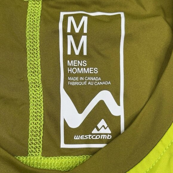 Westcomb (Westcomb) Crewneck Dry Tee Shirt Neon Men’s Size M Medium Canada - Picture 6 of 11